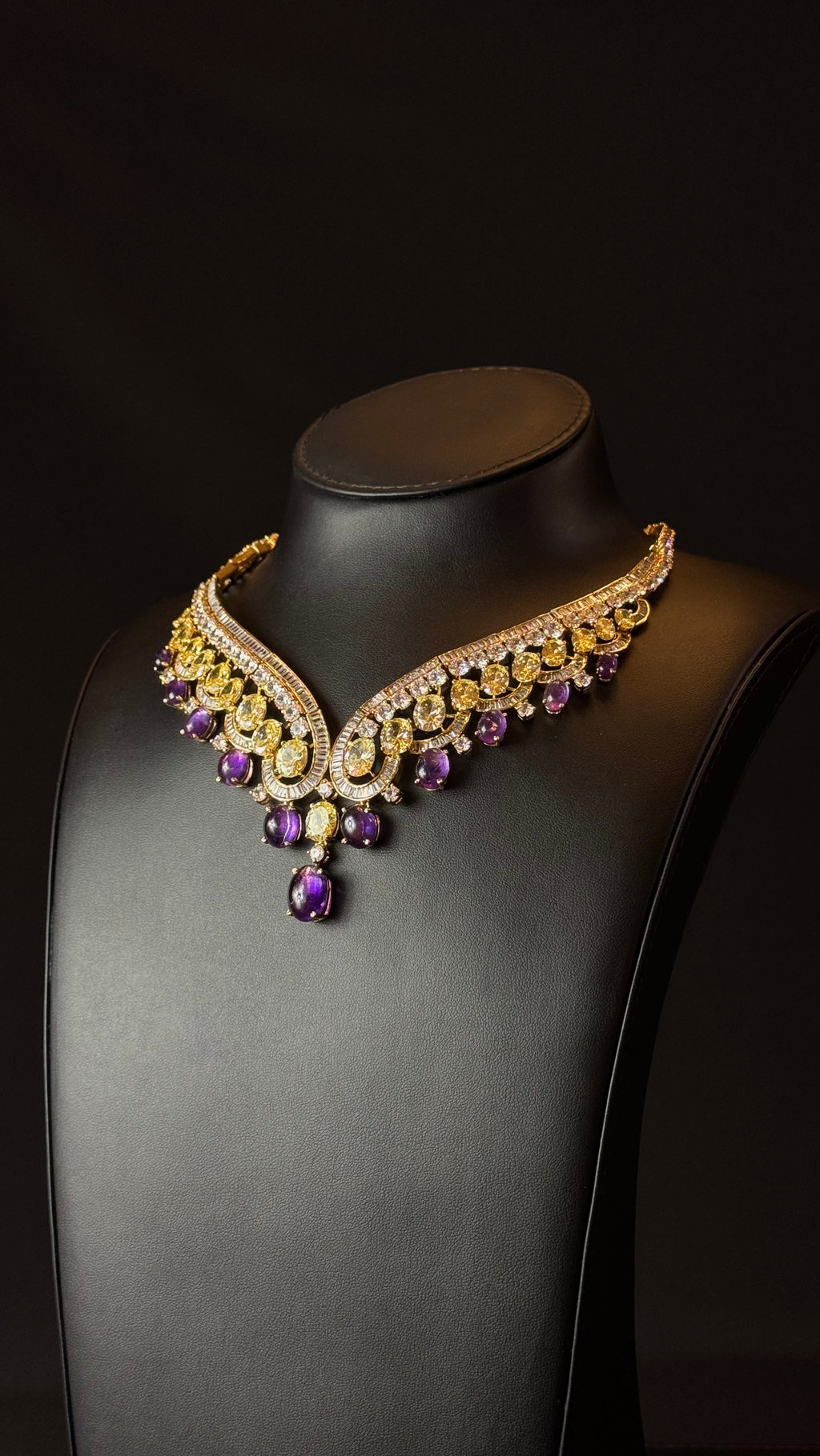 ALDHAFRA | PURPLE & YELLOW