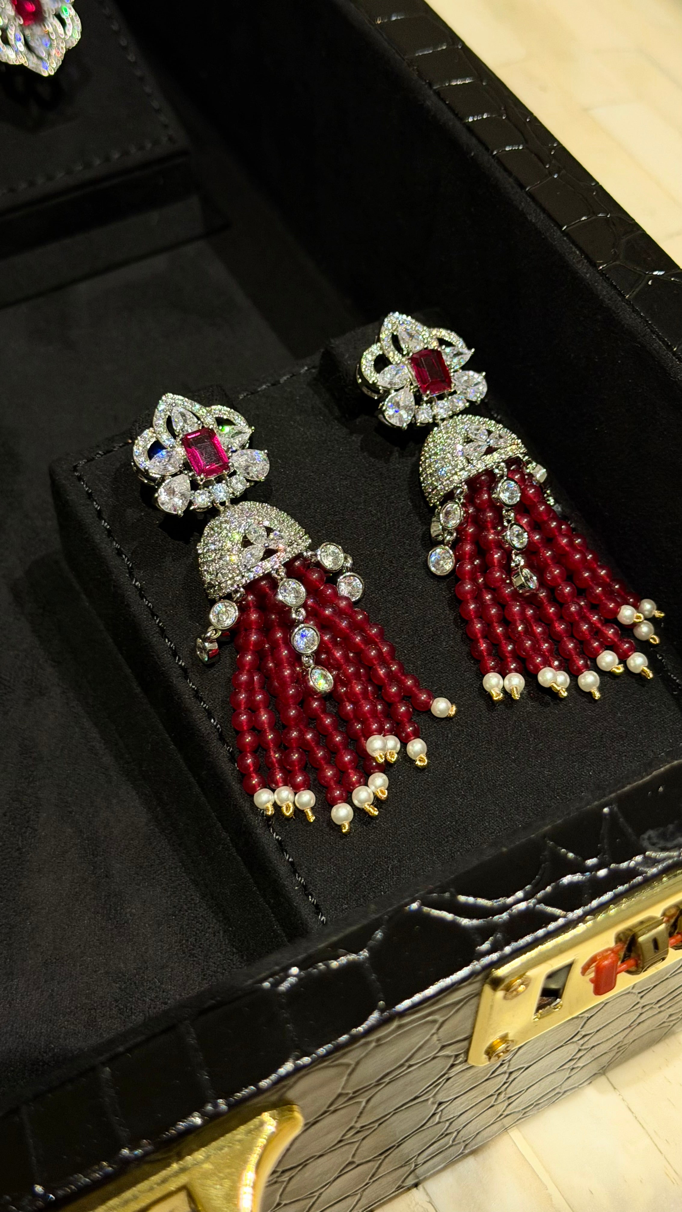 ALQASMYA | RED & PEARLS