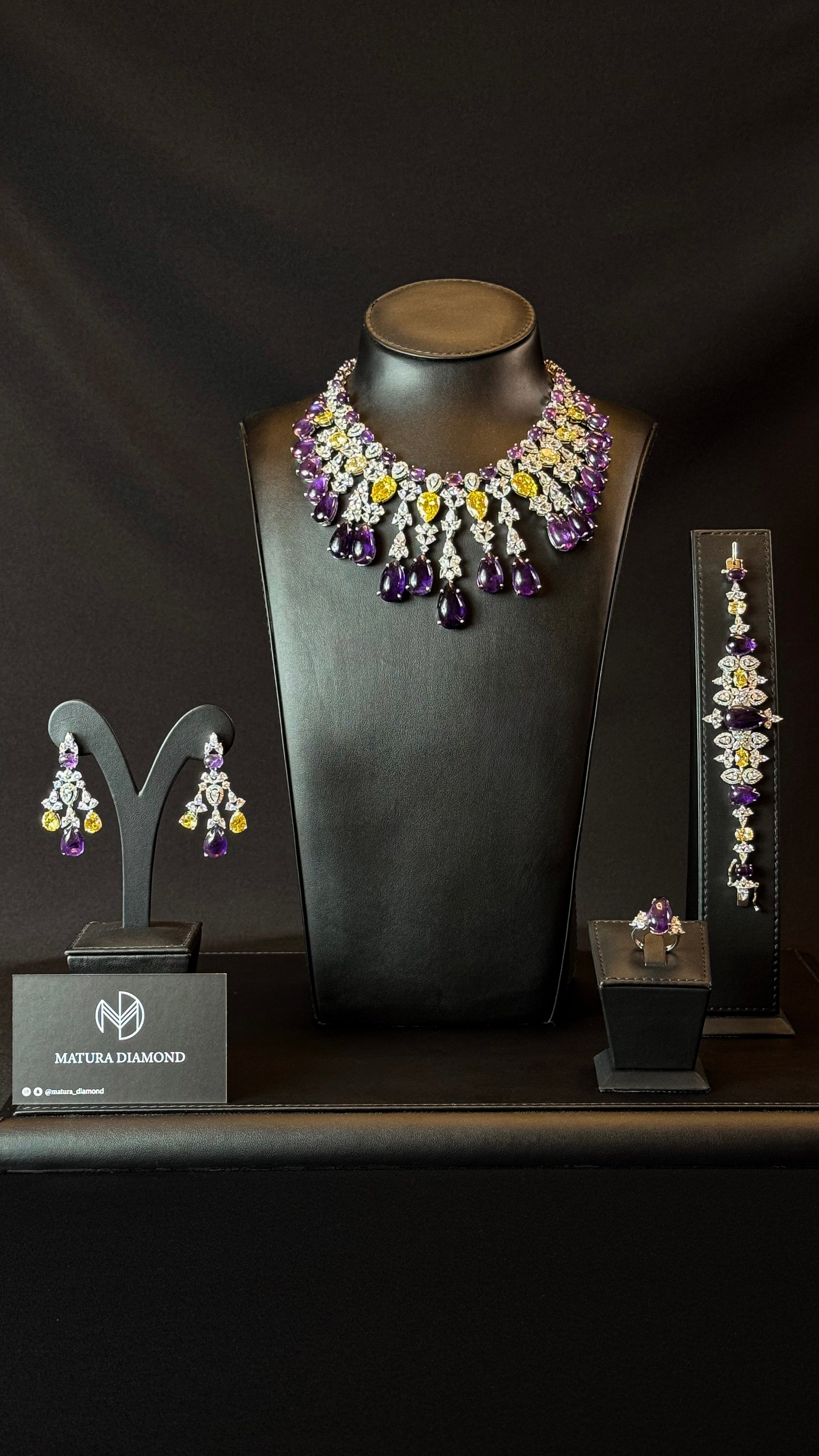 DEIRA | PURPLE & YELLOW