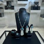 ALHOSN | PEARLS & TURQUOISE & PURPLE