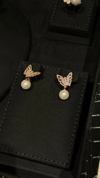 BUTTERFLY CHOKER (NO RING) | PEARLS