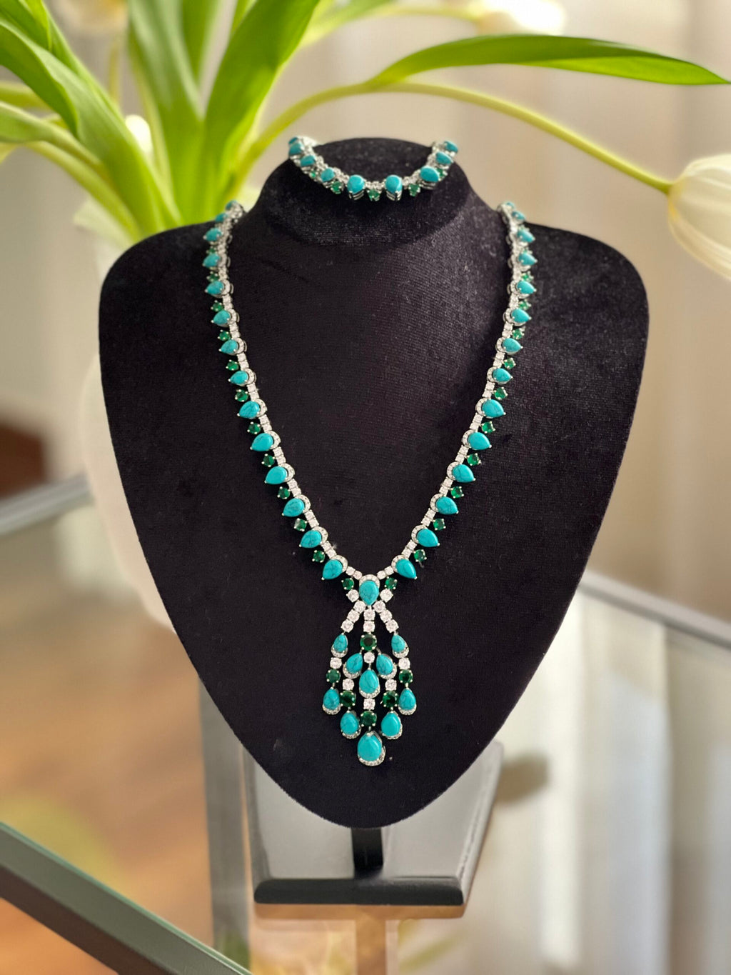 MATHAYEL | TURQUOISE & GREEN