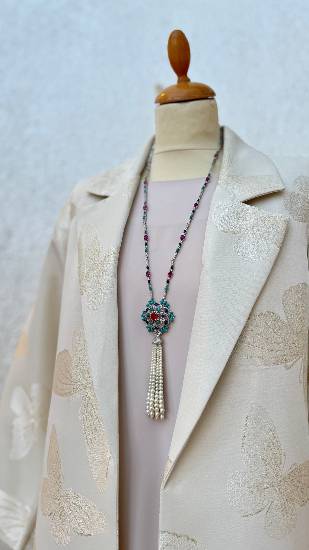 NADYA 2 | PEARLS & TURQUOISE & RED