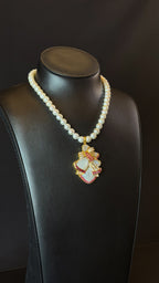 VINTAGE NO.2 | RED & SILVER & PEARLS