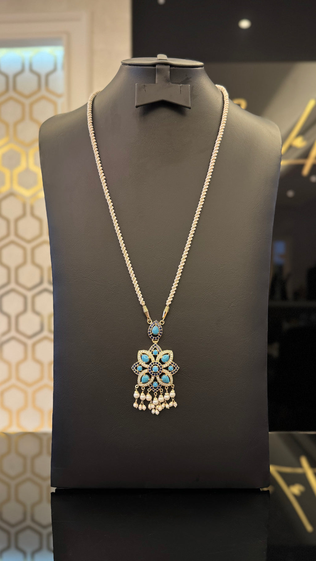 NO.070 | BLUE & TUR & FLOWERS