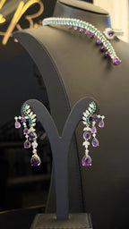 CHOKER ALRUMAILA | PURPLE & GREEN