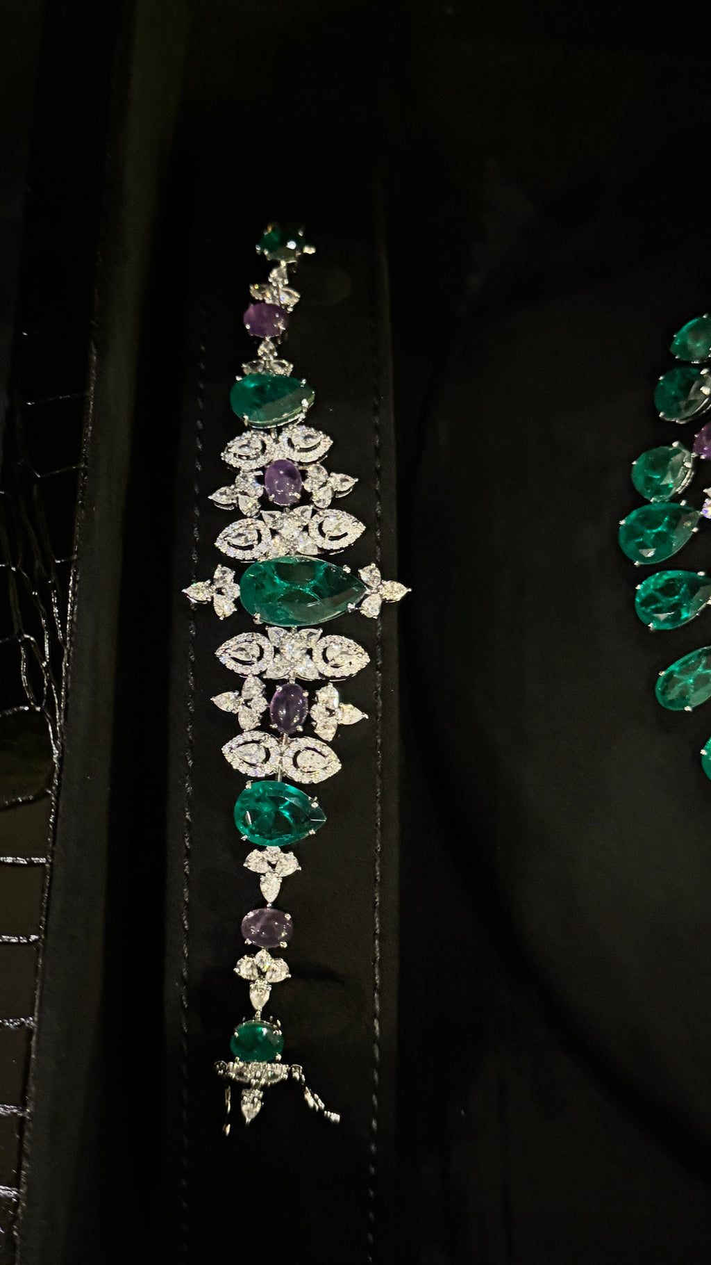 DEIRA | PURPLE & GREEN