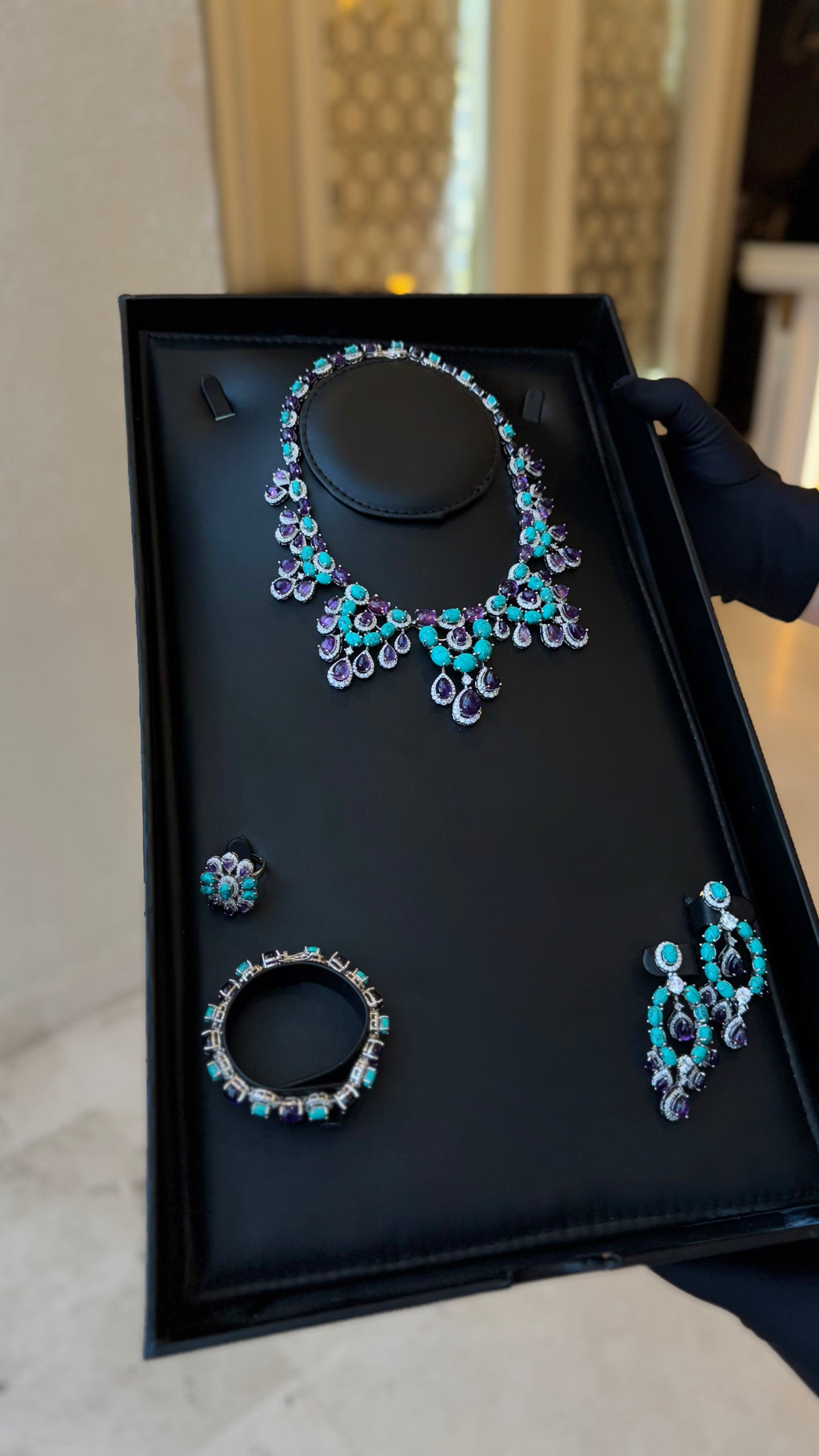 JAWHARA | PURPLE & TURQUOISE
