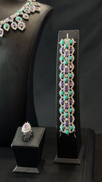 ALRAFAA | PURPLE & TURQUOISE