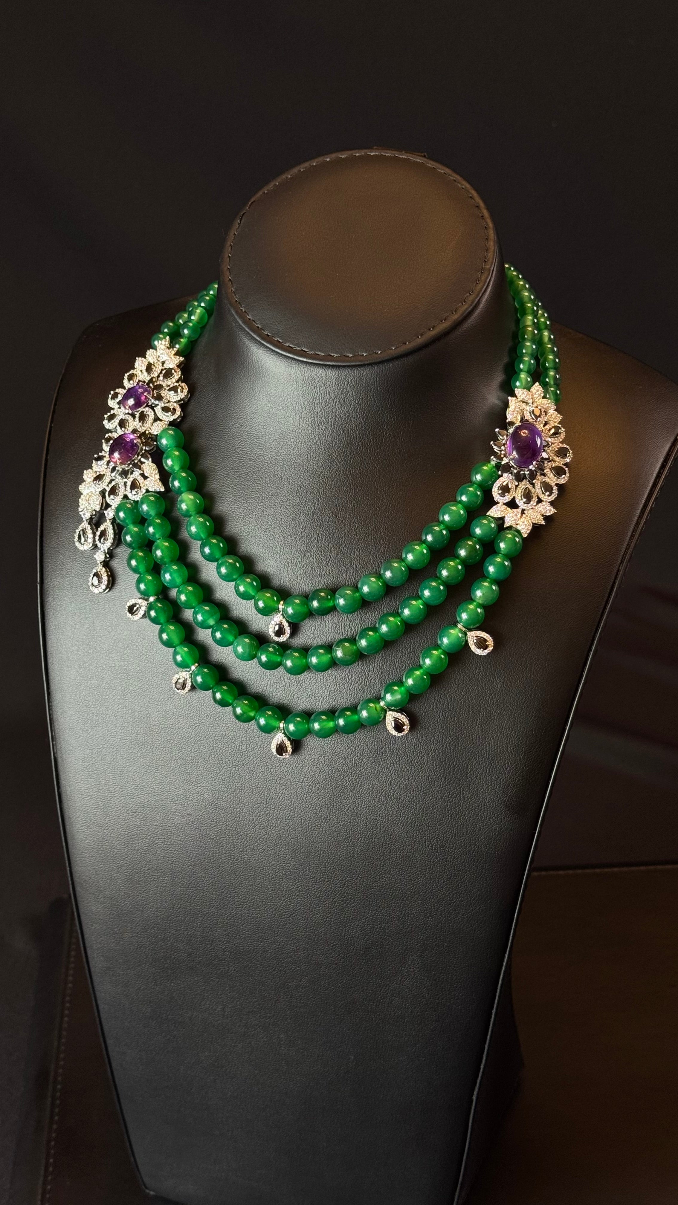 NAKHEEL | GREEN & PURPLE & BLACK