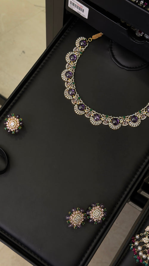 008 | PURPLE & SILVER & RING