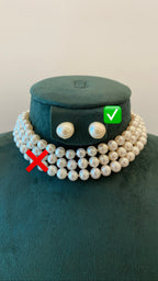 EARRINGS PEARLS | WHITE