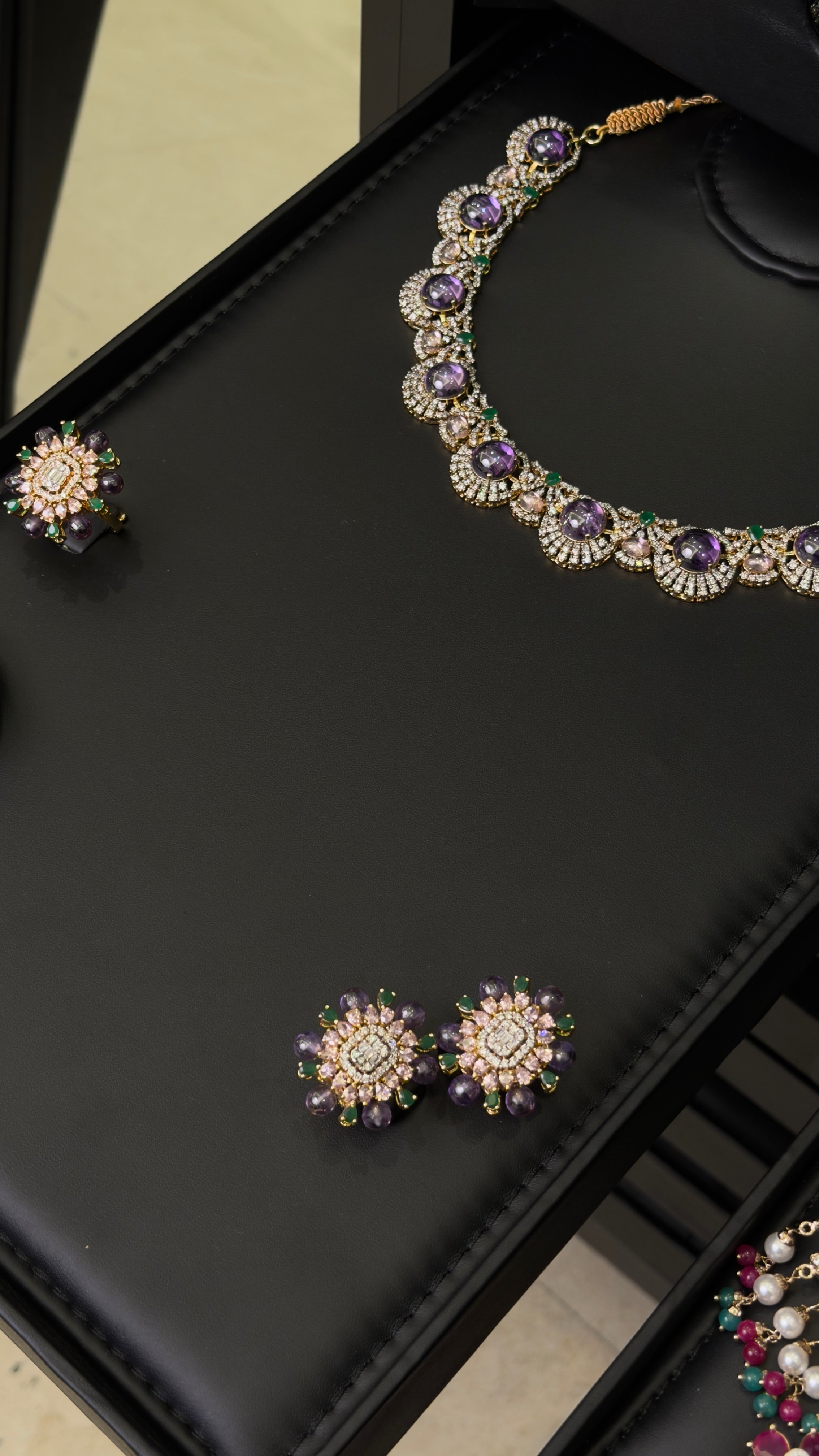 008 | PURPLE & SILVER & RING