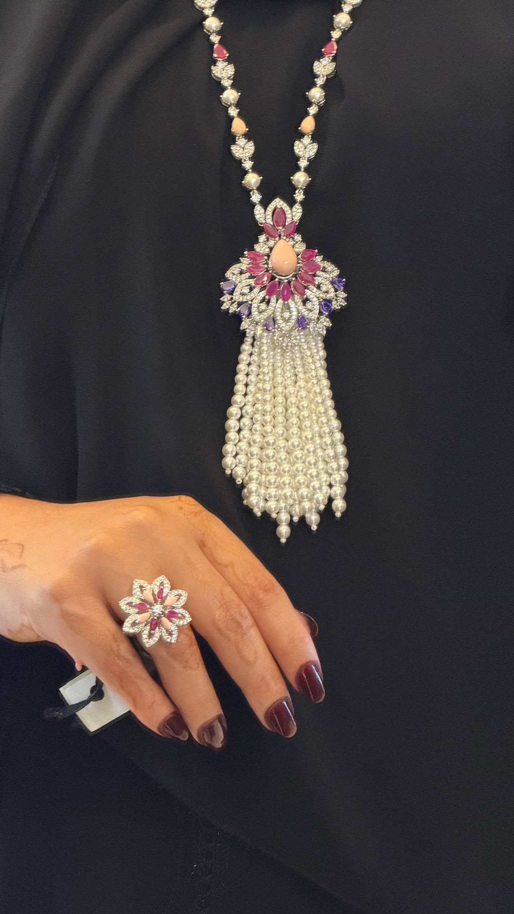 ALHOSN | PEARLS & PINK & PURPLE