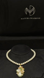 VINTAGE NO.2 | GREEN & SILVER & PEARLS