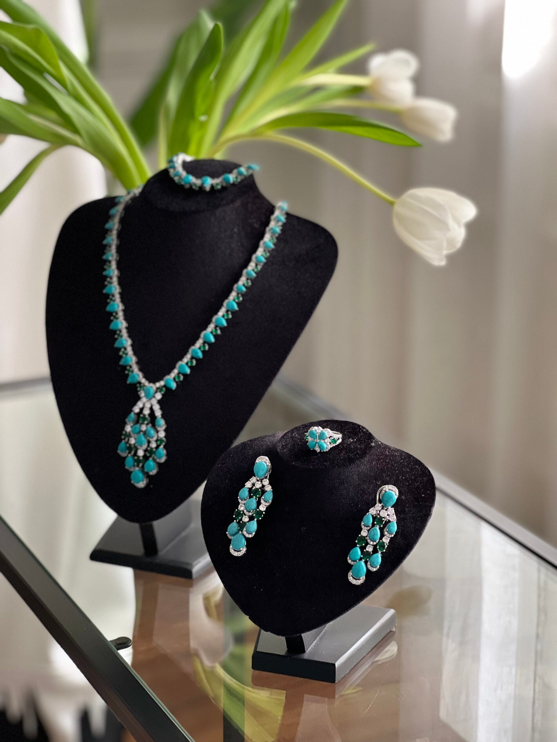 MATHAYEL | TURQUOISE & GREEN