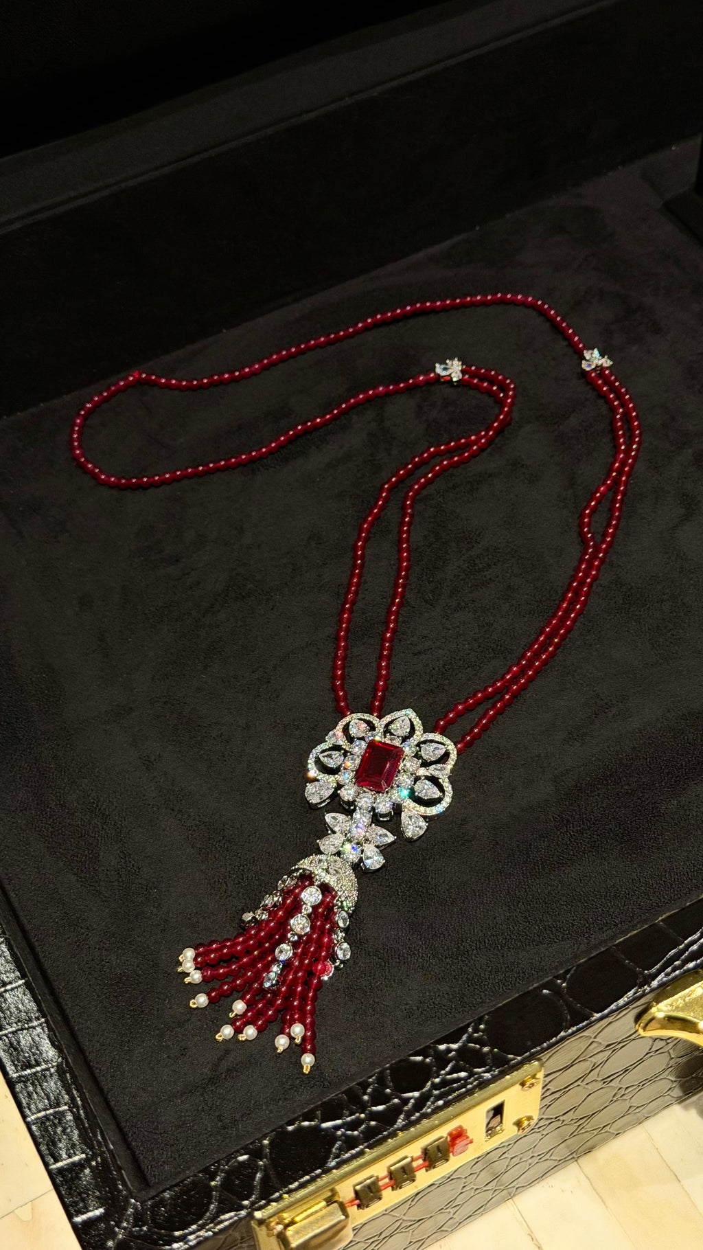 ALQASMYA | RED & PEARLS