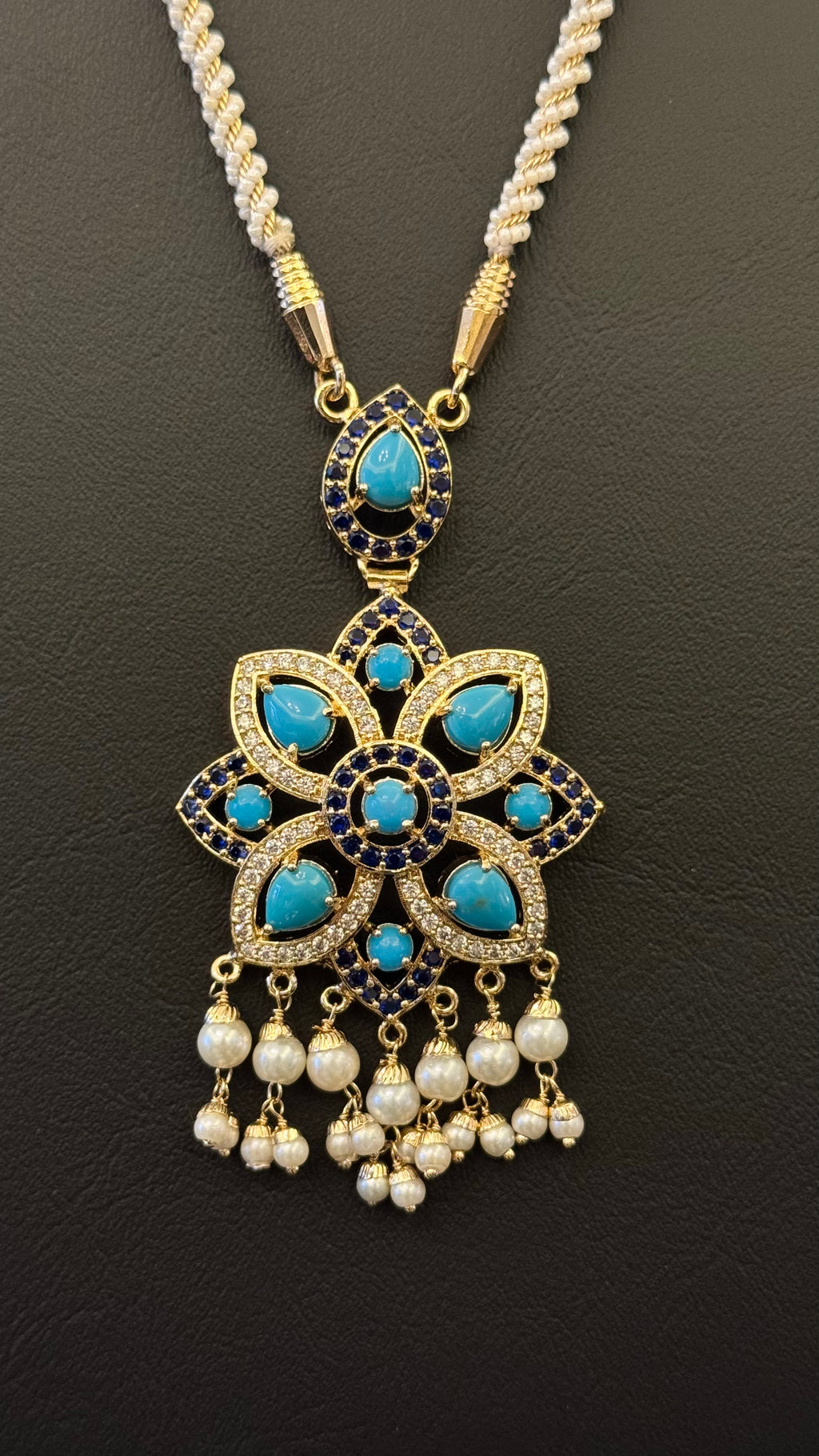 NO.070 | BLUE & TUR & FLOWERS