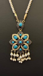 NO.070 | BLUE & TUR & FLOWERS