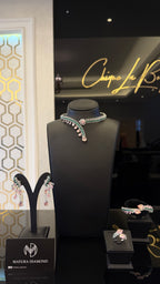 CHOKER ALRUMAILA | PINK & GREEN