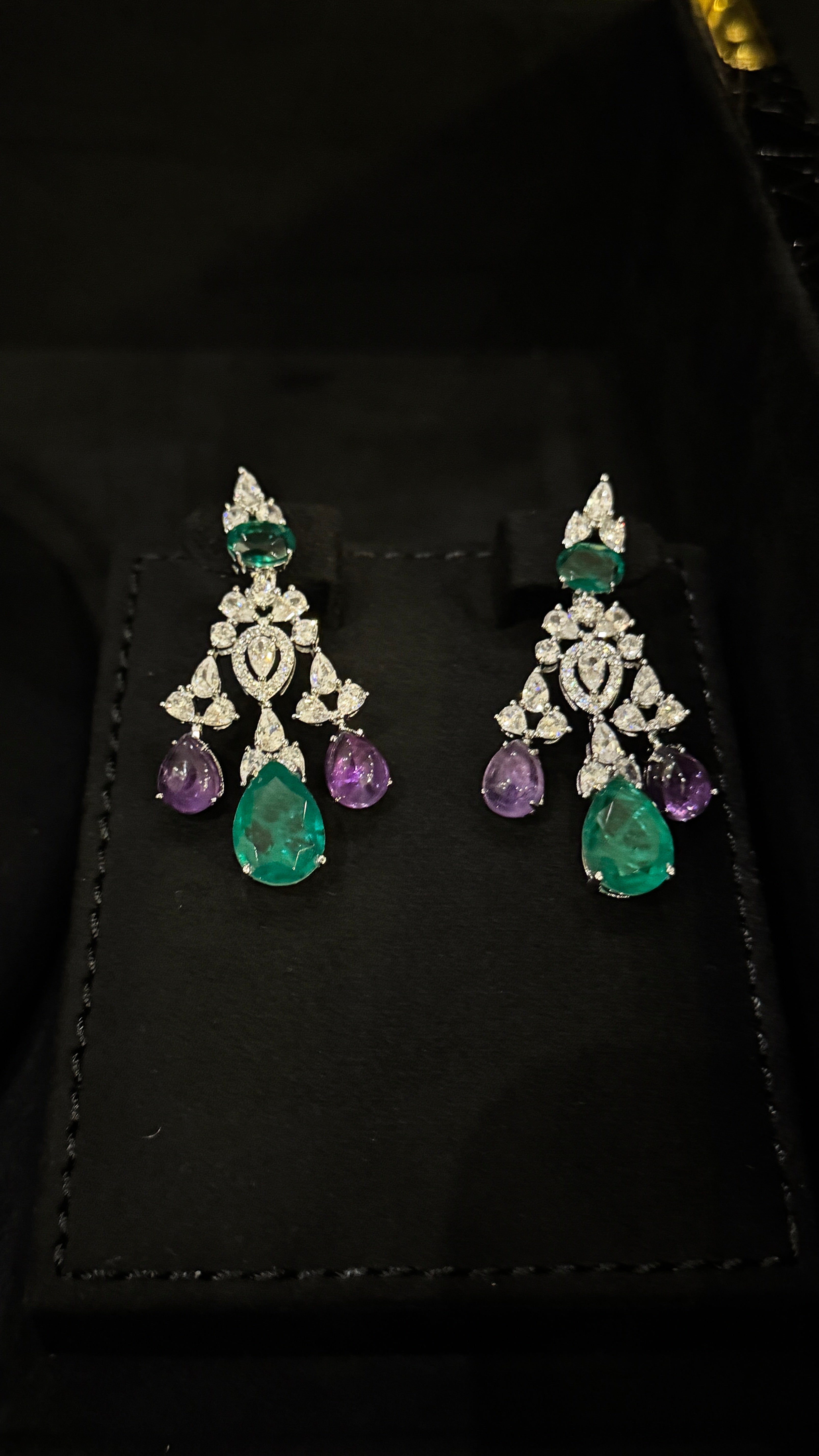 DEIRA | PURPLE & GREEN