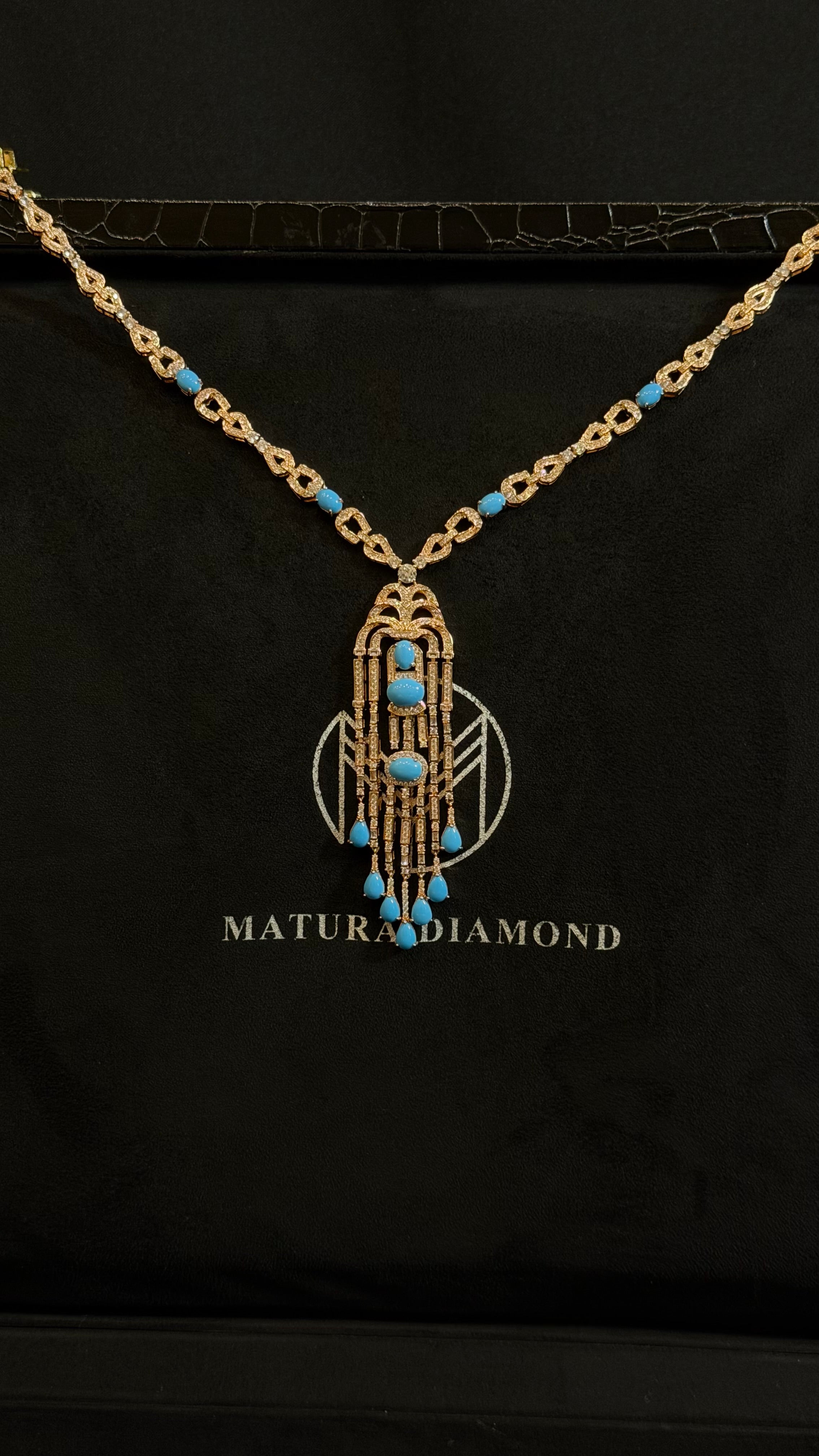 ALAALYA | TURQUOISE & R.GOLDEN