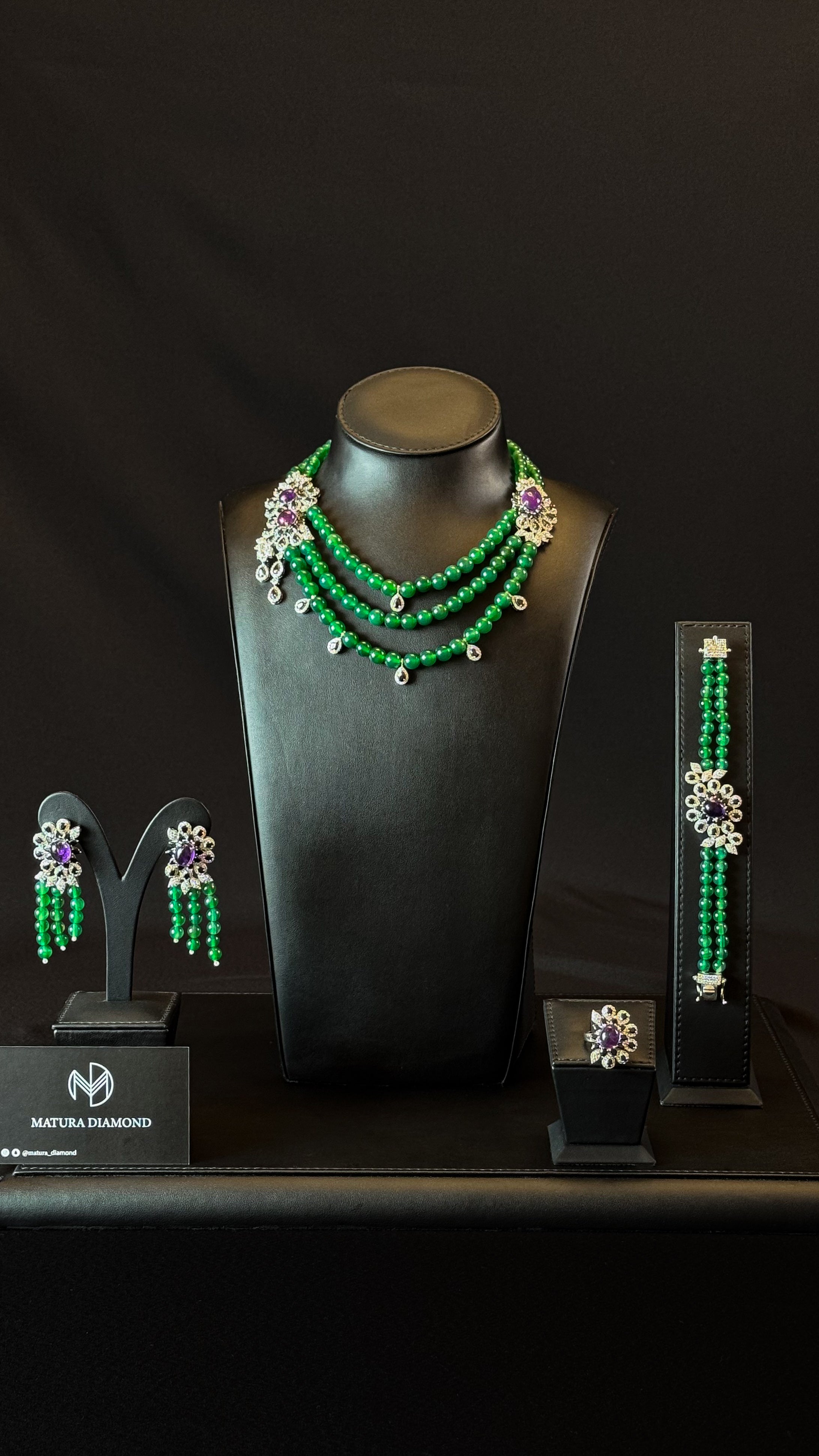 NAKHEEL | GREEN & PURPLE & BLACK
