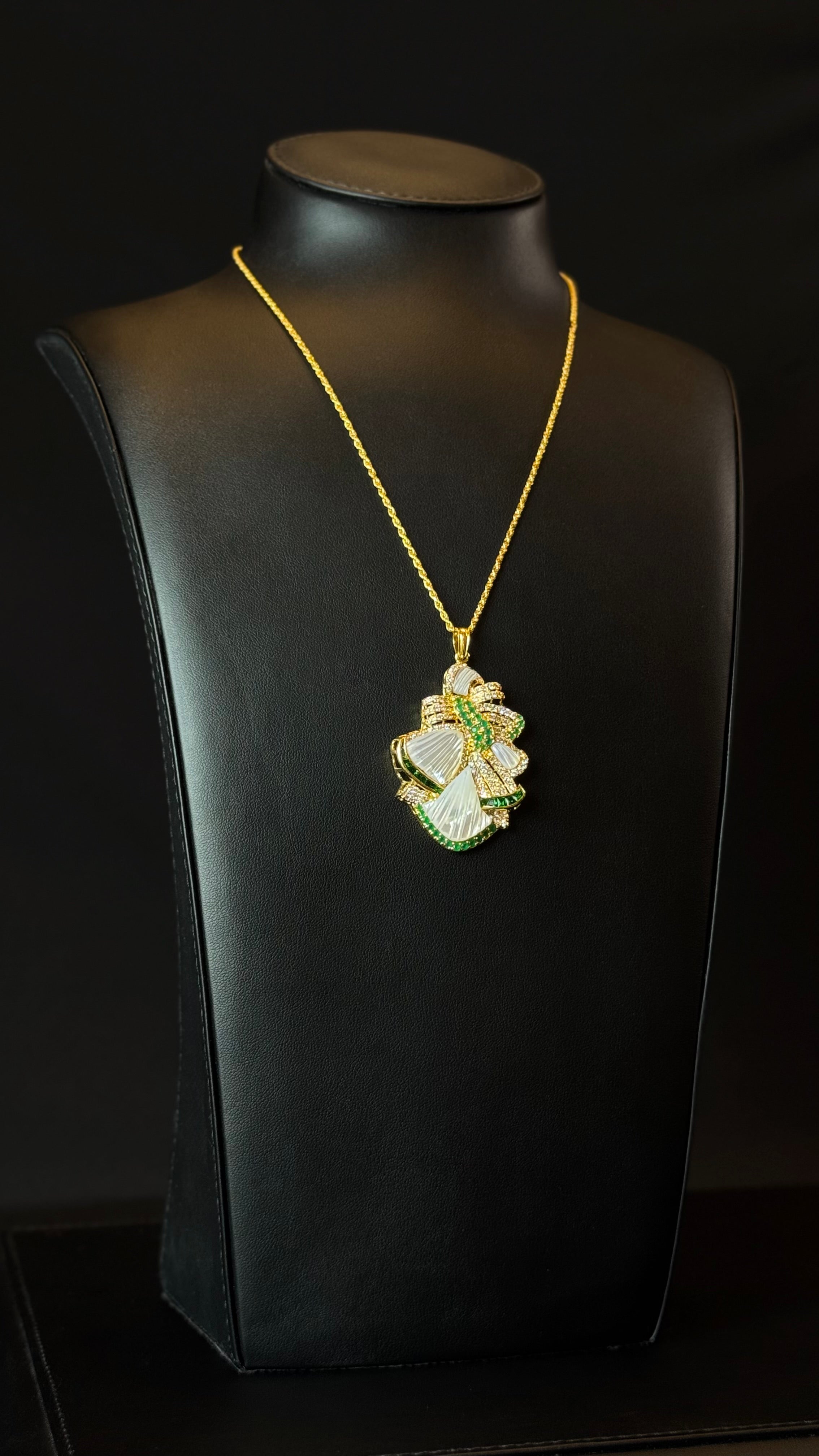 VINTAGE NO.3 | SILVER & GREEN