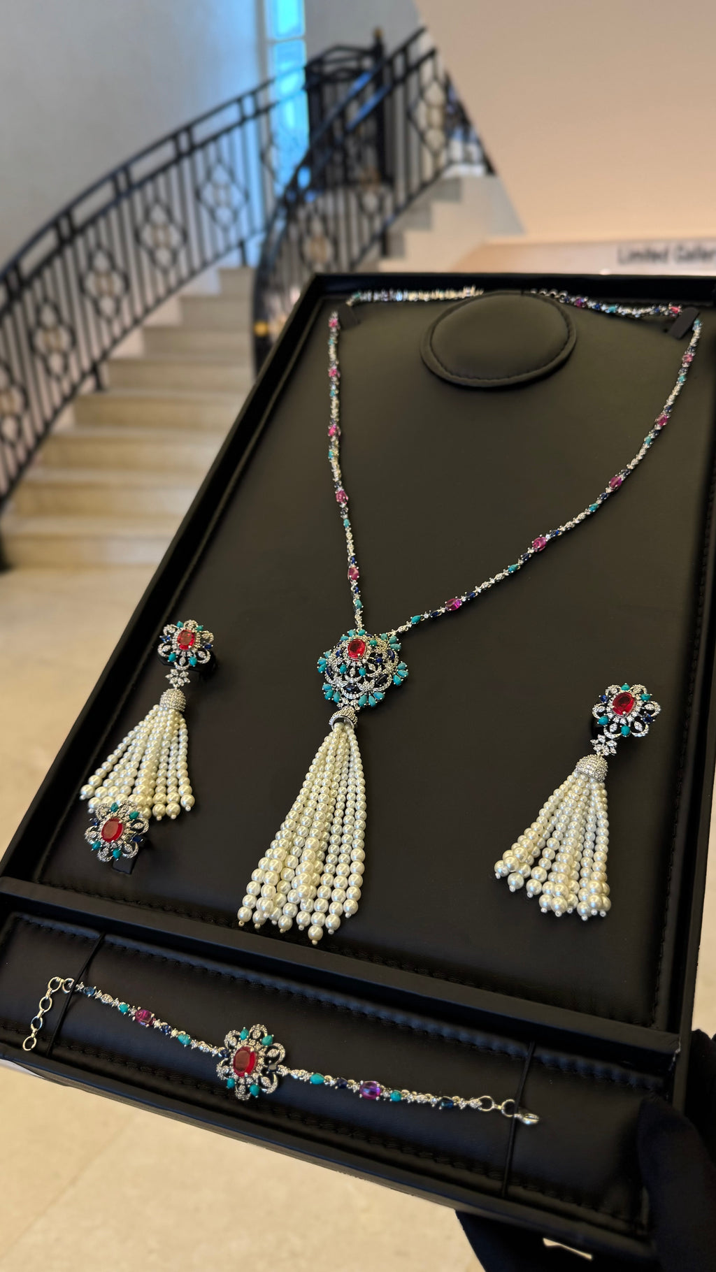 NADYA 2 | PEARLS & TURQUOISE & RED