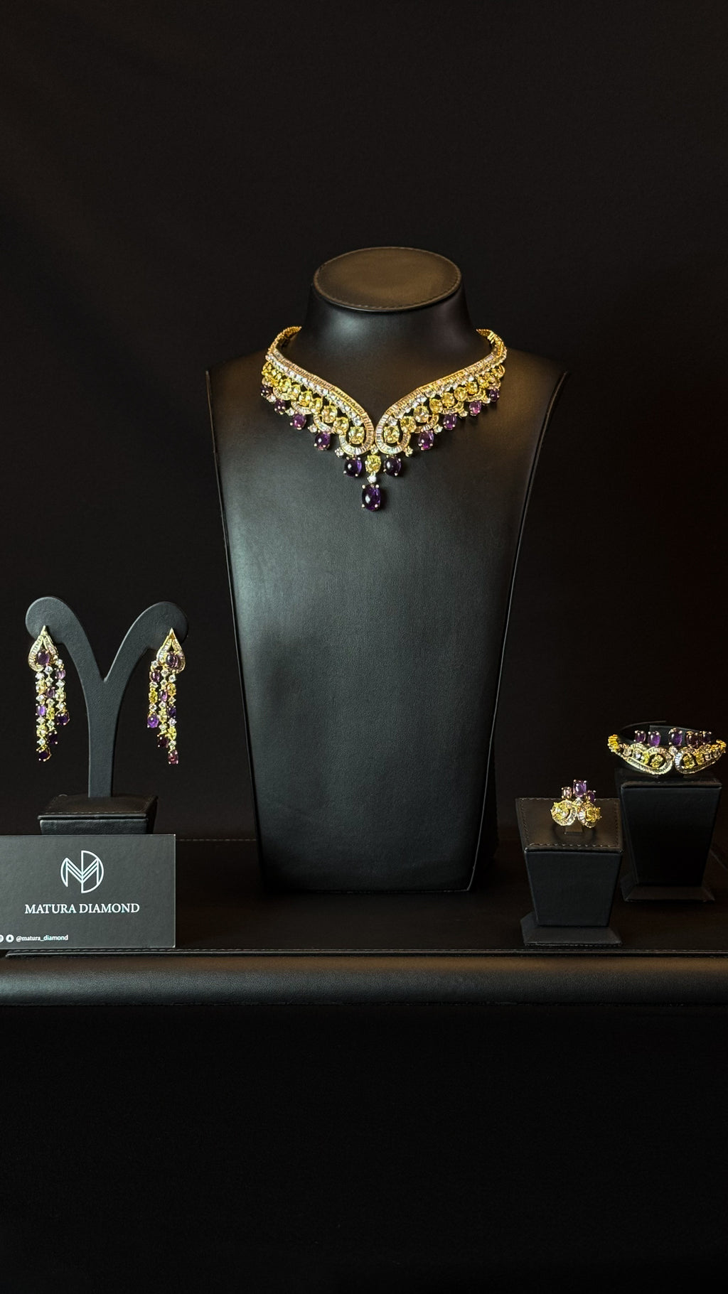 ALDHAFRA | PURPLE & YELLOW