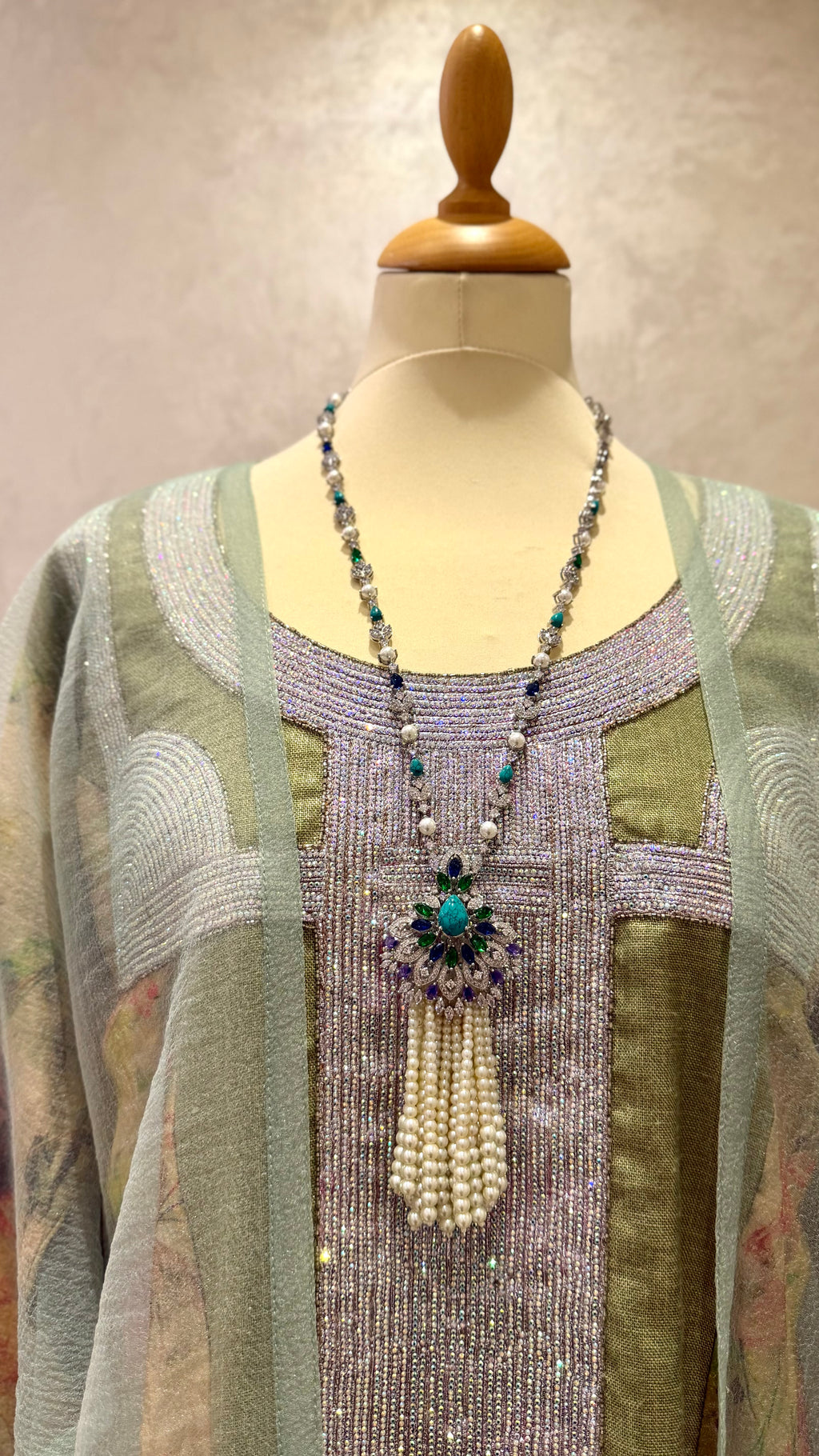 ALHOSN | PEARLS & TURQUOISE & PURPLE