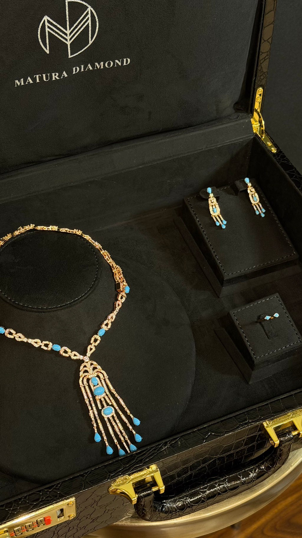 ALAALYA | TURQUOISE & R.GOLDEN