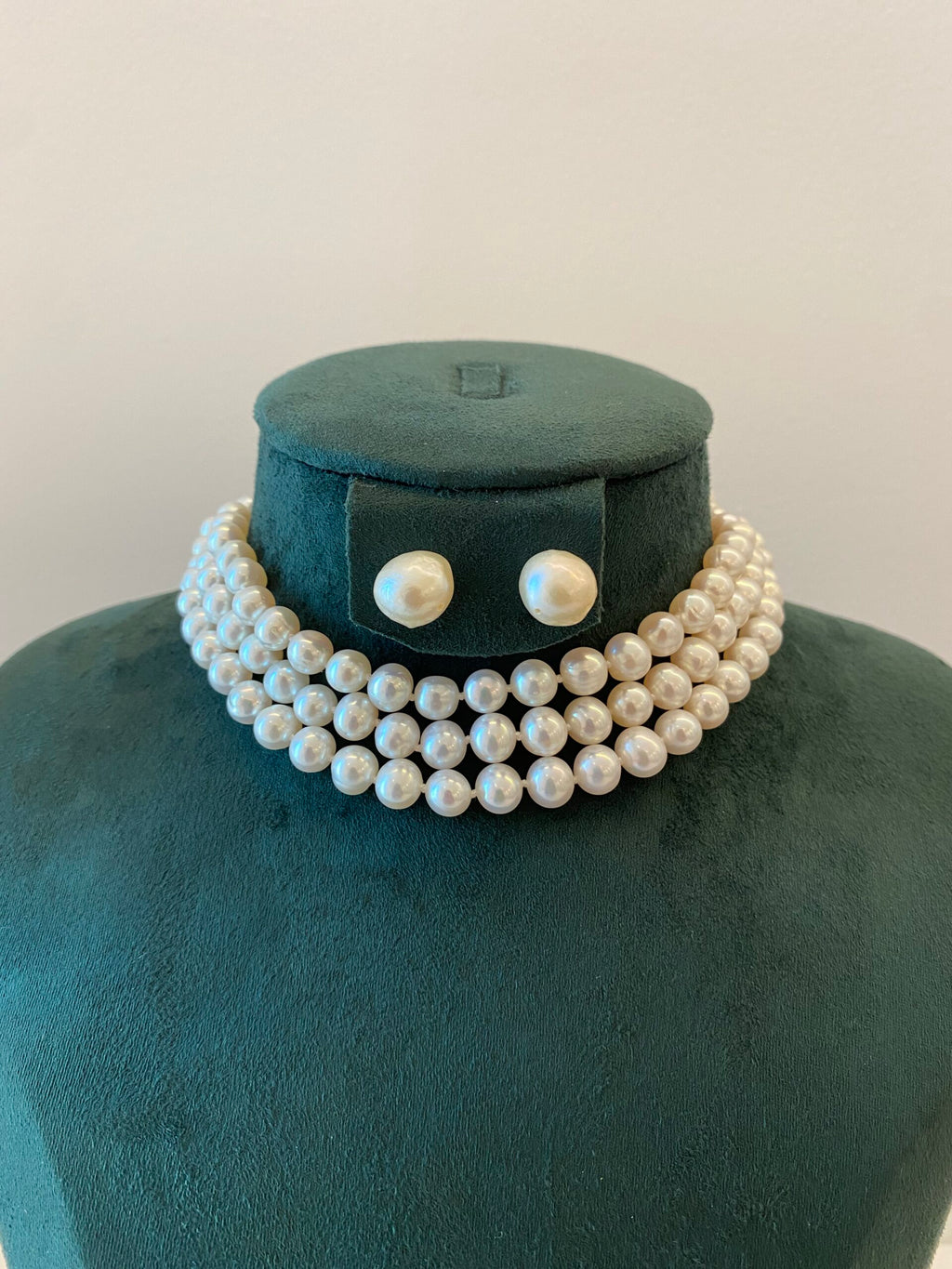 CHOKER-PEARLS | WHITE