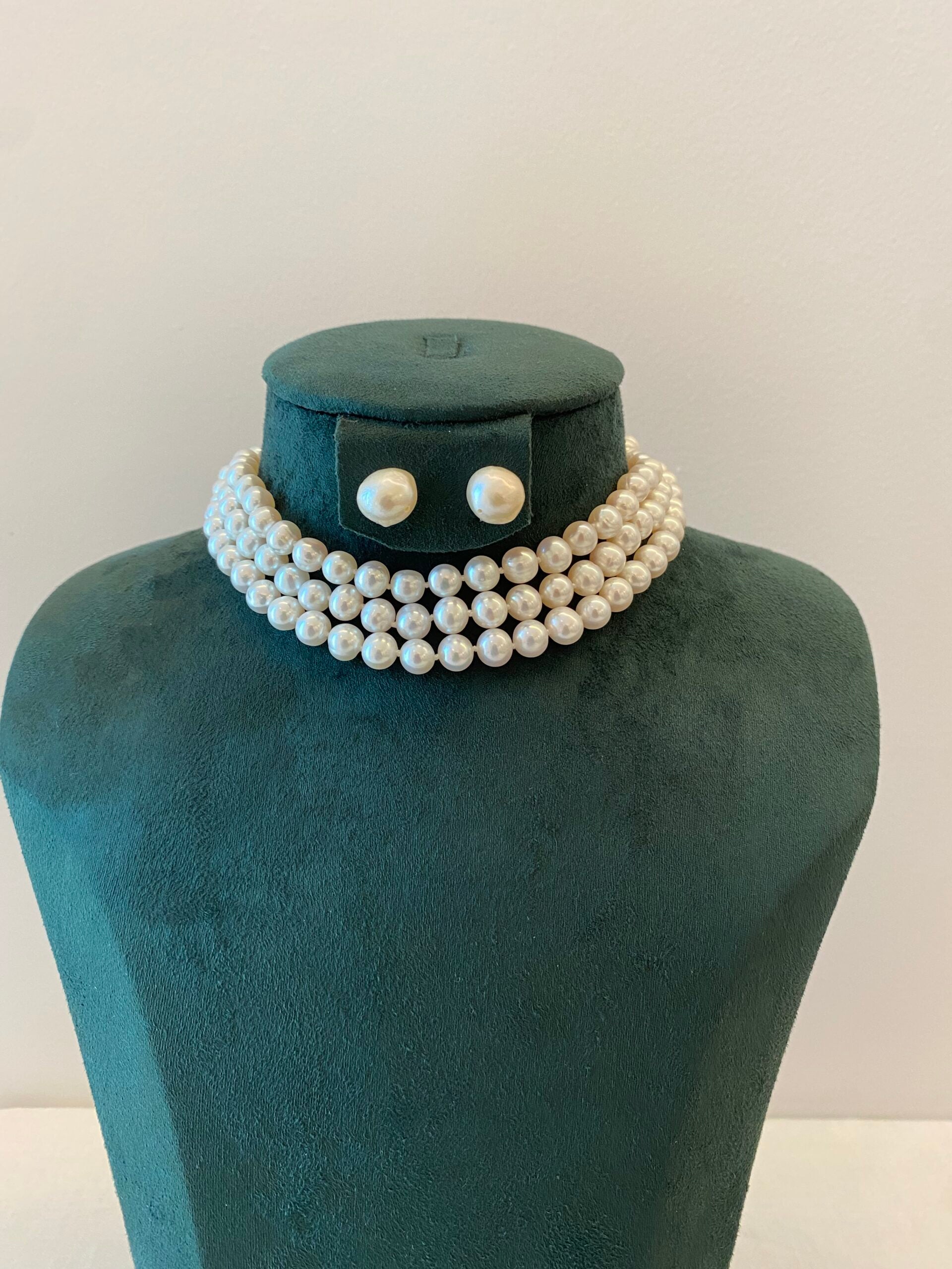 CHOKER-PEARLS | WHITE