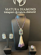 ALTOWAYYA | PEARLS & PURPLE & TURQUOISE