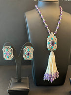 ALTOWAYYA | PEARLS & PURPLE & TURQUOISE