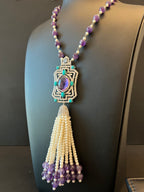 ALTOWAYYA | PEARLS & PURPLE & TURQUOISE