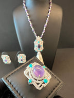 ALTOWAYYA | PEARLS & PURPLE & TURQUOISE