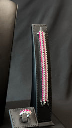 CHOKER ALNASEEM | RED & PINK