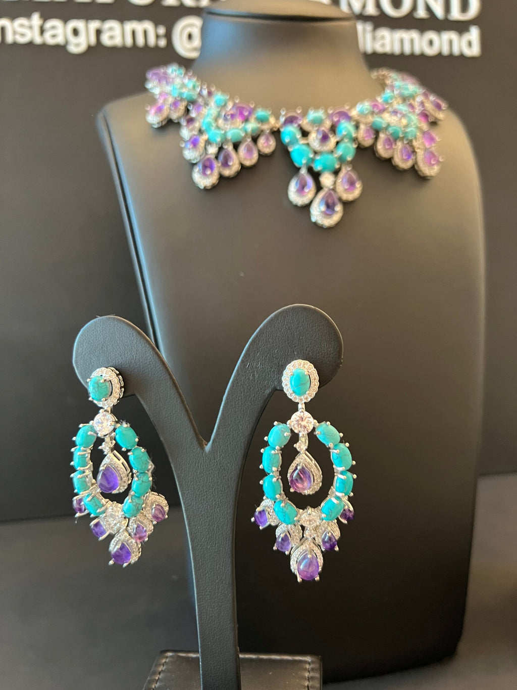 JAWHARA | PURPLE & TURQUOISE