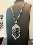 LATIFA | PURPLE & GREEN