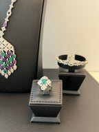 LATIFA | PURPLE & GREEN