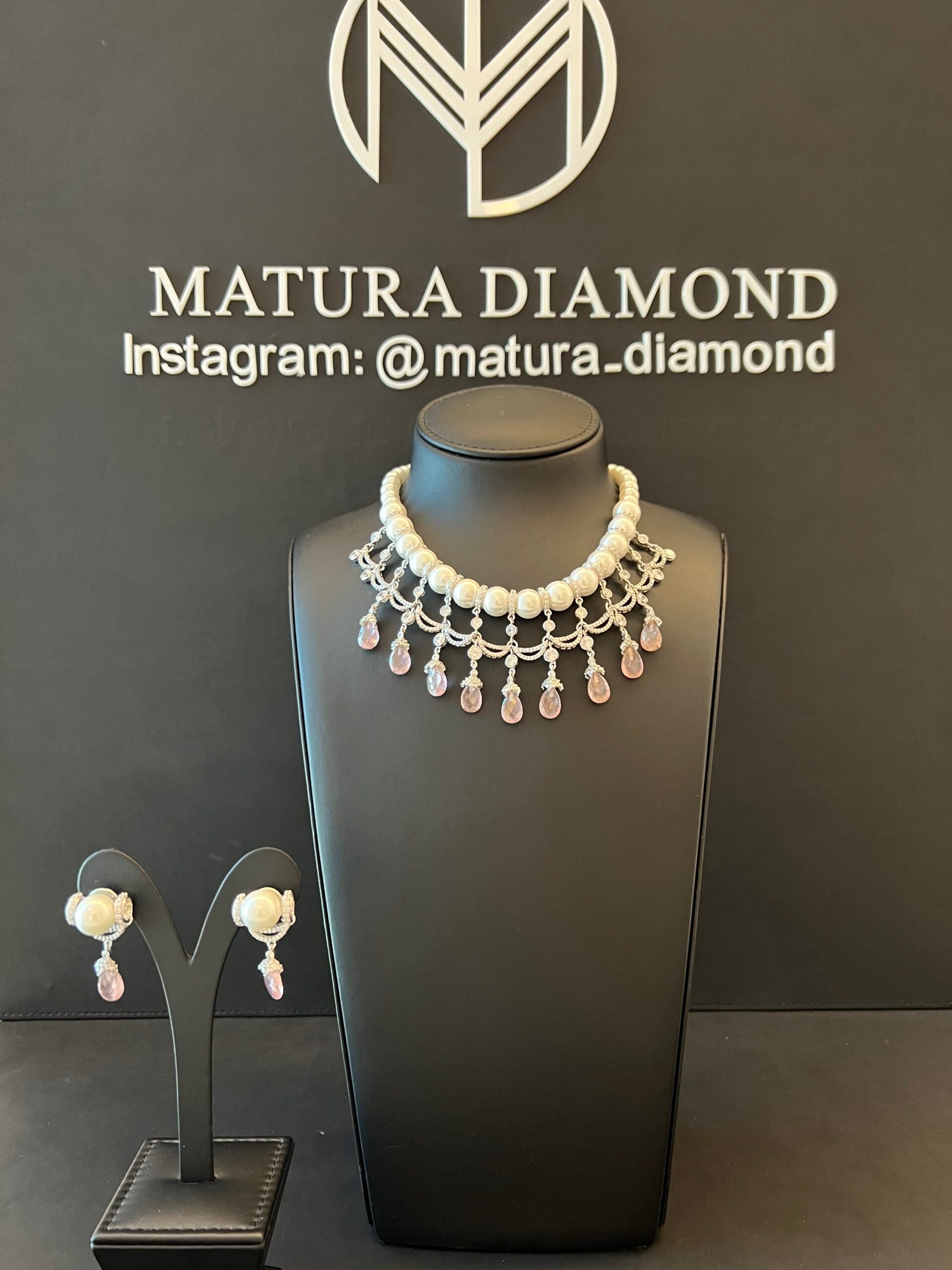 TAYBA | PEARLS & SILVER & PINK