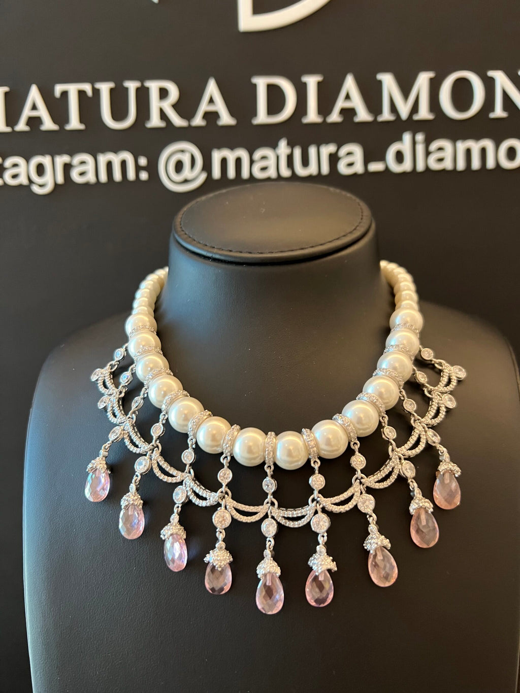 TAYBA | PEARLS & SILVER & PINK