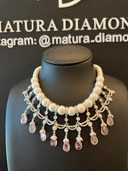 TAYBA | PEARLS & SILVER & PINK