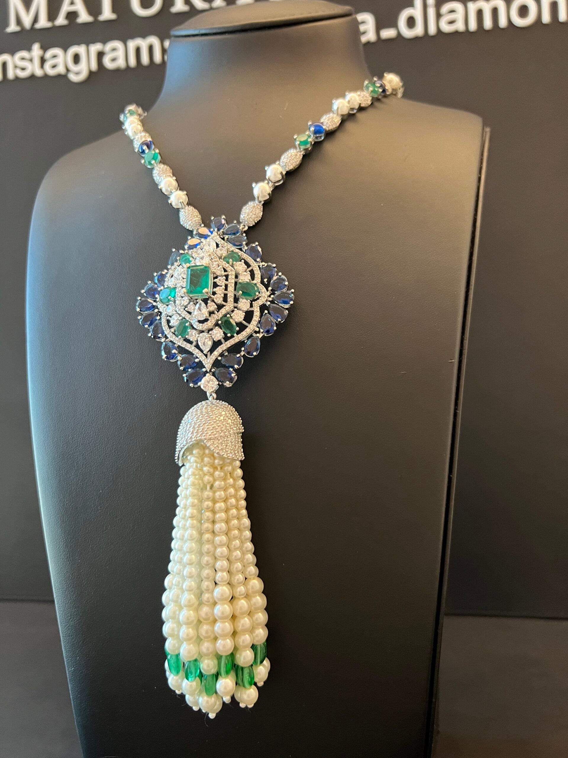 SALWA | PEARLS & BLUE