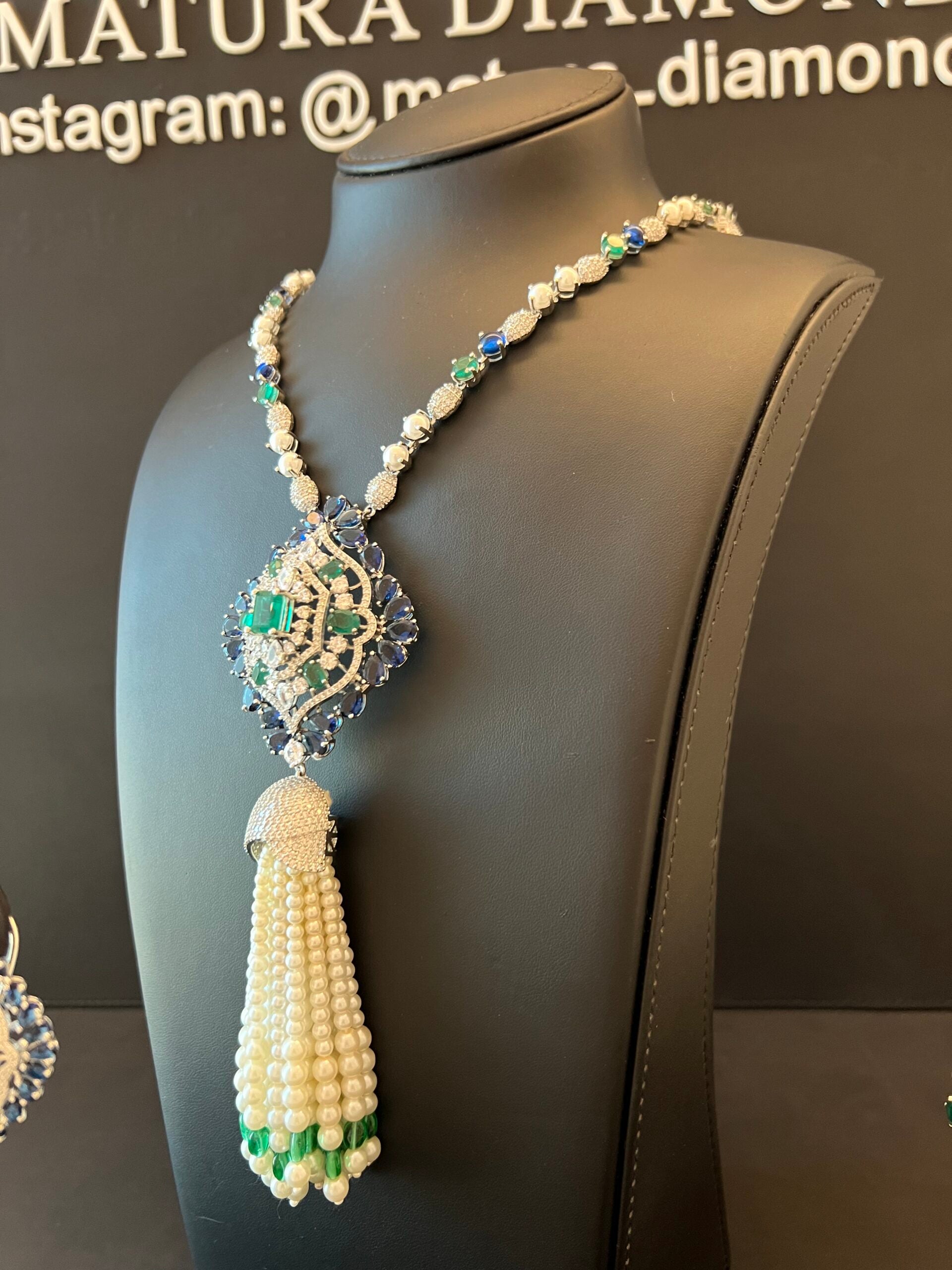 SALWA | PEARLS & BLUE