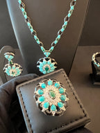 SHOJOON | TURQUOISE & BLACK