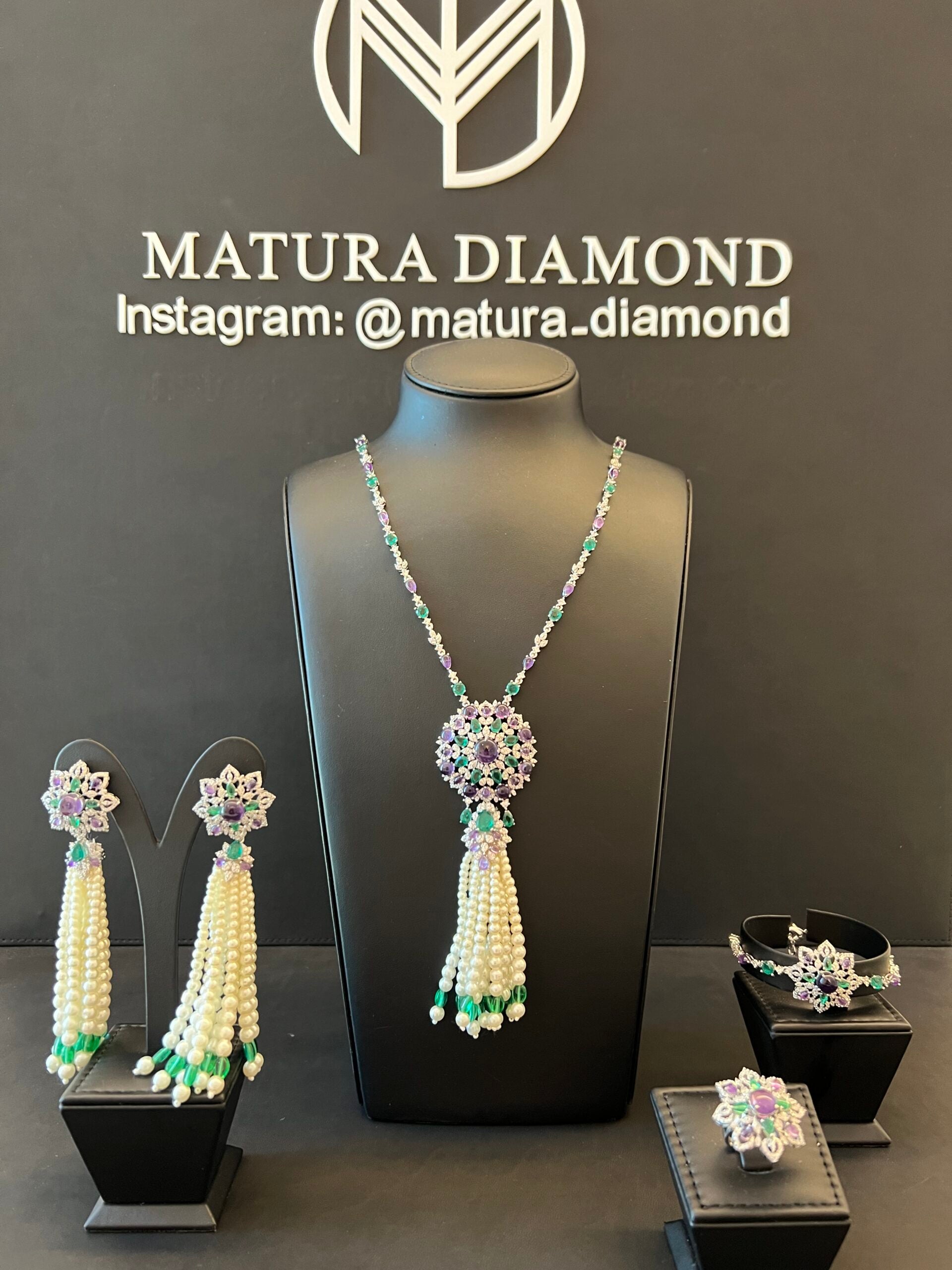 SABAH | PEARLS & PURPLE & GREEN