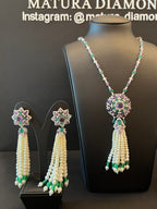 SABAH | PEARLS & PURPLE & GREEN